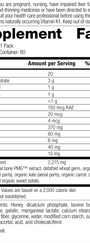 Bone Health Pack, Rev 08 Supplement Facts