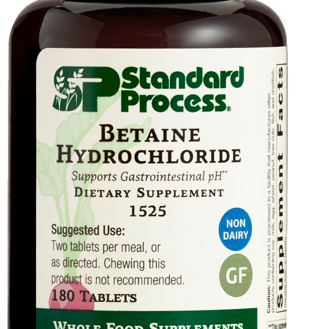 Betaine Hydrochloride, 180 Tablets