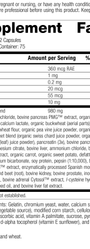 Diaplex, 150 Capsules, Rev 04 Supplement Facts