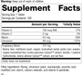 Chromium Complex, formerly known as Cataplex® GTF, 180 Tablets, Rev 03 Supplement Facts