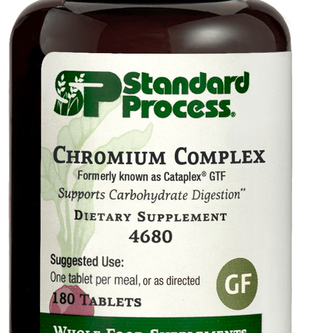 Chromium Complex, formerly known as Cataplex® GTF, 180 Tablets