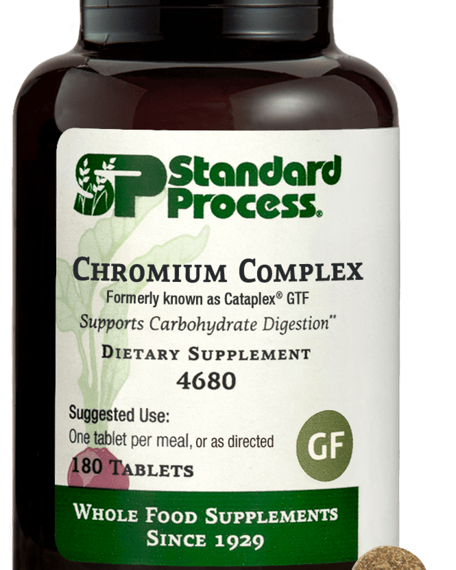 Chromium Complex, formerly known as Cataplex® GTF, 180 Tablets