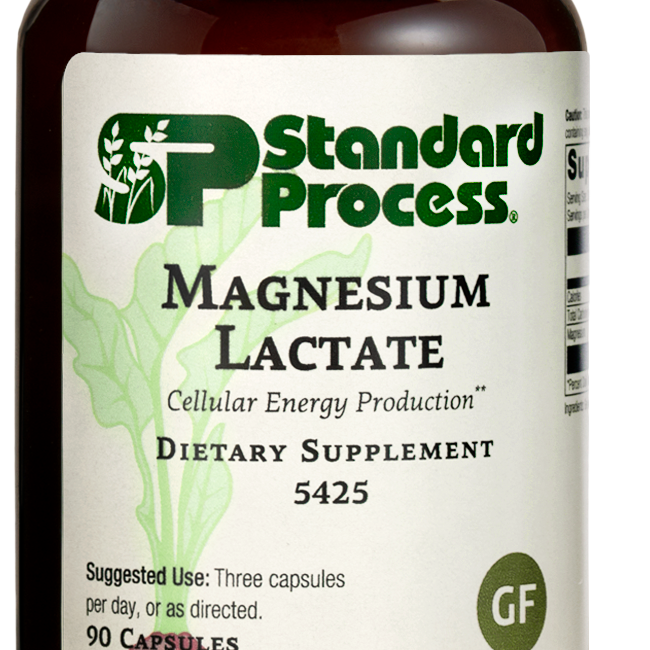 Magnesium Lactate, 90 Capsules