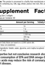 Tuna Omega-3 Oil, 120 Softgels, Rev 11 Supplement Facts