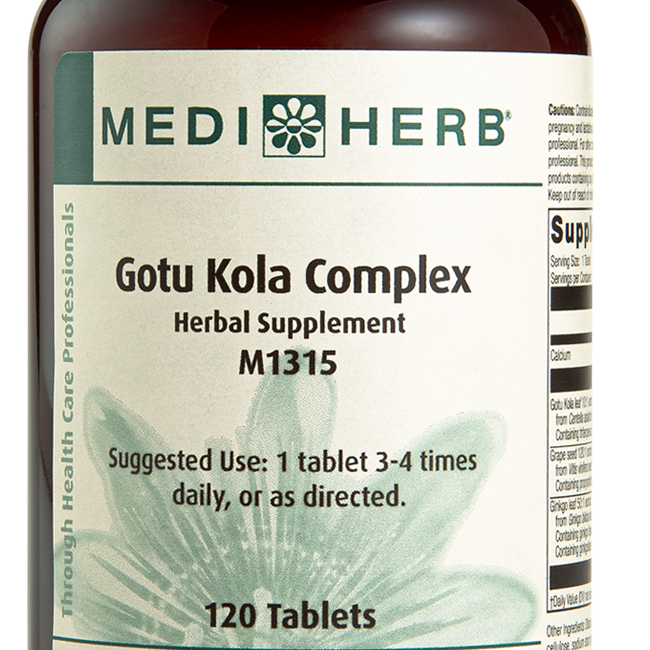 Gotu Kola Complex, 120 Tablets