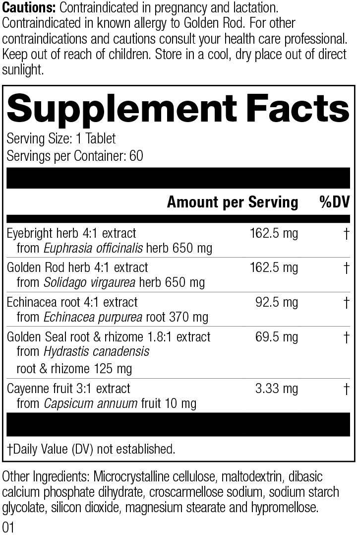 Rev 01 Supplement Facts Image