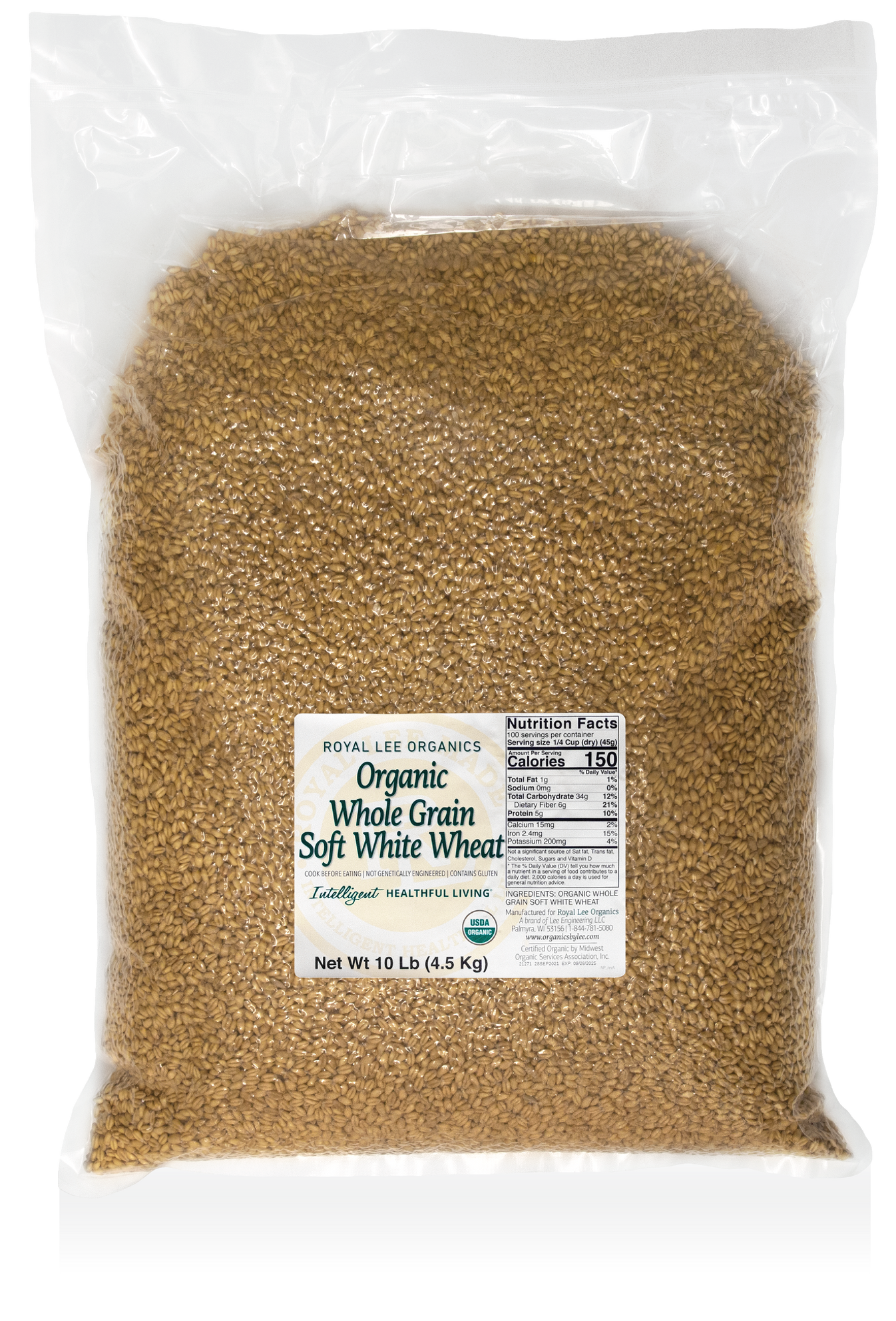 Soft White Wheat Berries, 1 - 10lb. Bag – DrCori.com