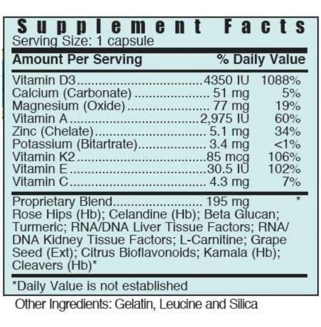 Systemic Formulas DV3 - 60 Capsules