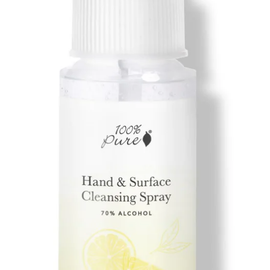 100% Pure Hand Sanitizer Lemon